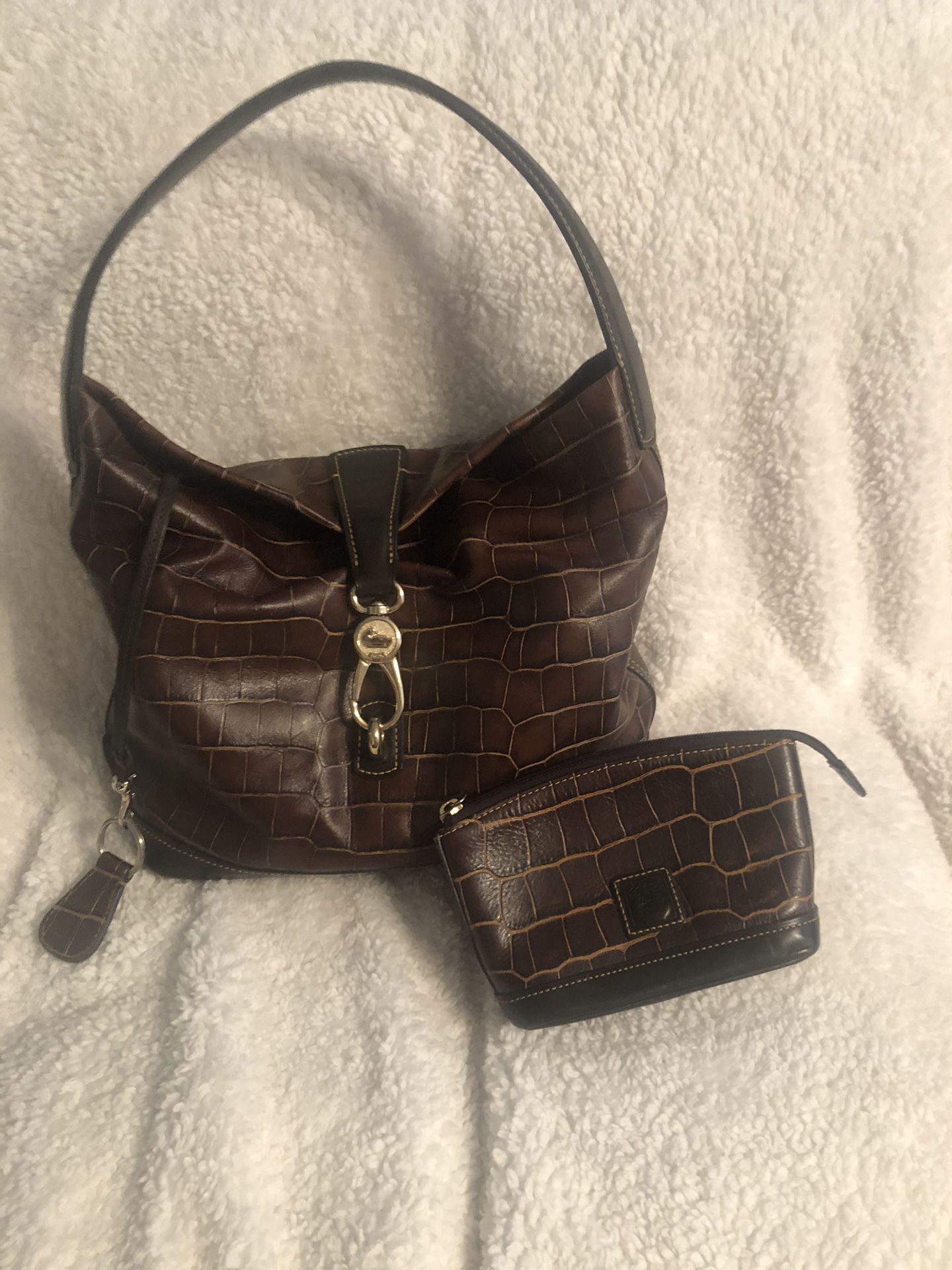 Dooney & Bourke Croc Hobo Bag