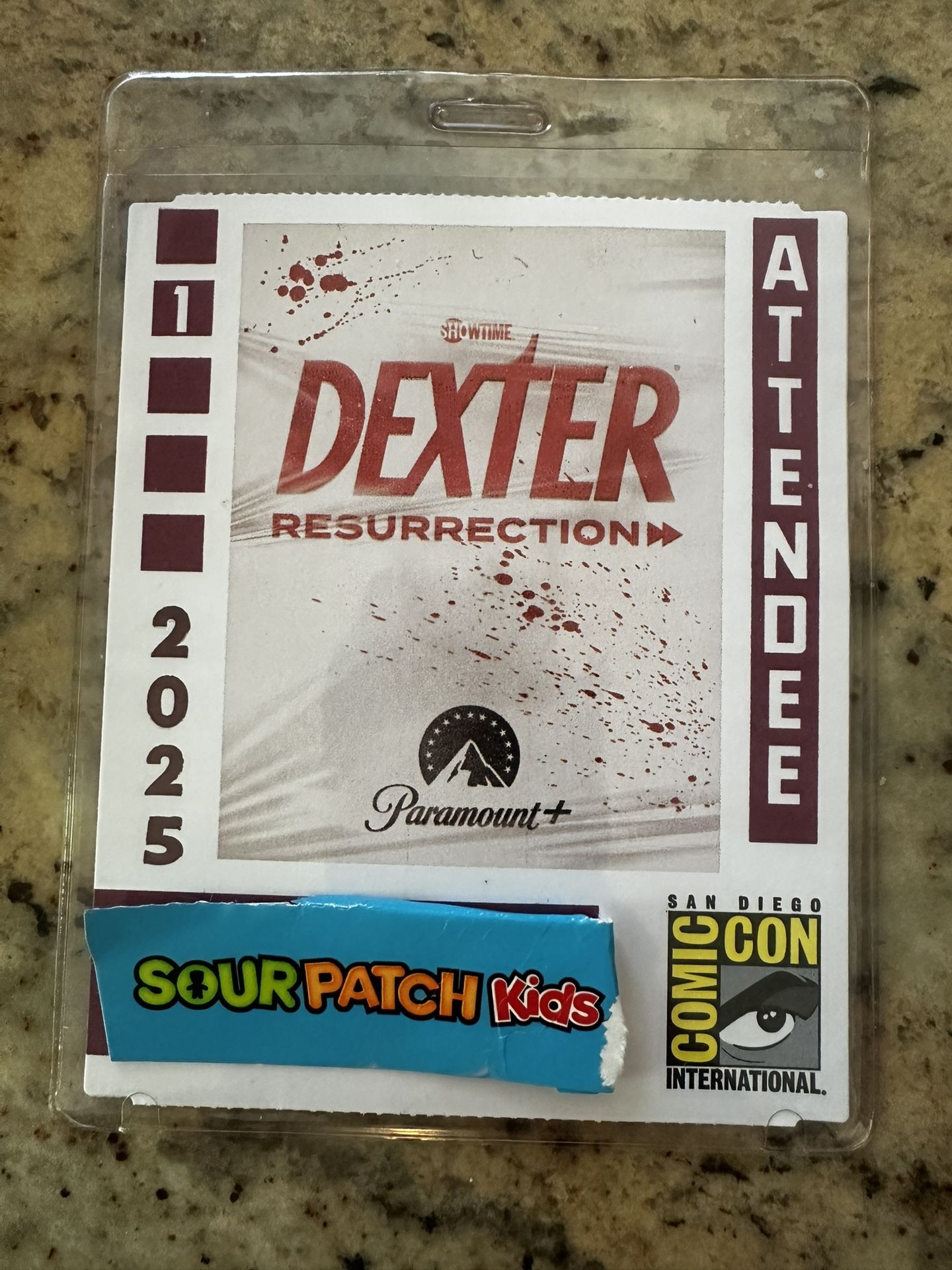 SDCC 2025 THURSDAY BADGE UNISEX NAME