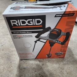 ridgid single paddle mixer
