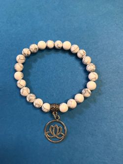 White turquoise bracelet