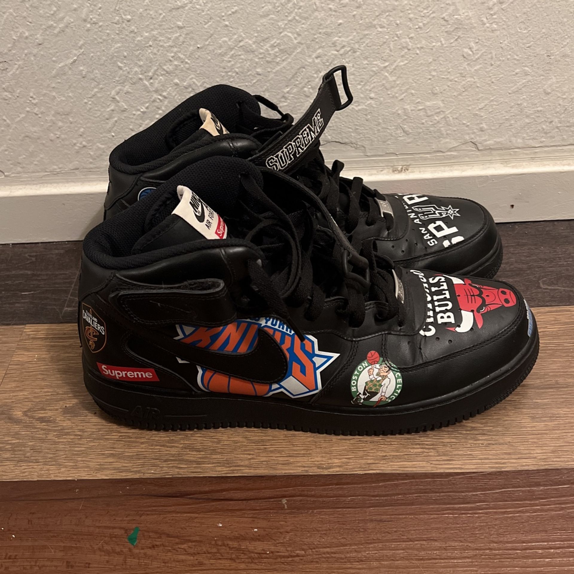 Supreme Nike Air Force Black Mid 07 Blk Size 13 150$ OBO