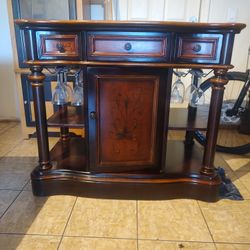 antique buffet bar