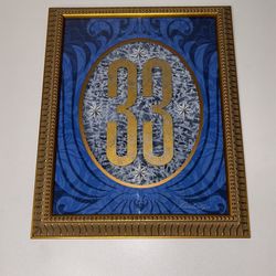 Disneyland CLUB 33 Dave Avanzino Shadow Box Framed 