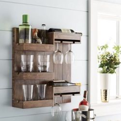 Wall Mounted Bar Rack