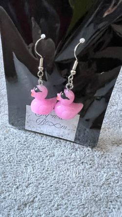 Cool Rubber Ducky Earrings 