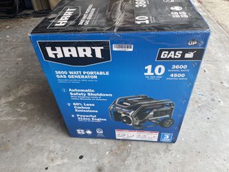 🚩🚩BRAND NEW IN BOX NEVER OPENED Gas generator 4500 Watts (starting) 3600 Watts Running. 