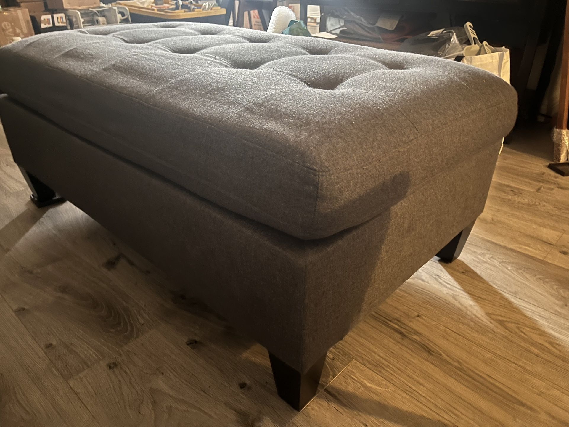 Gray Ottoman