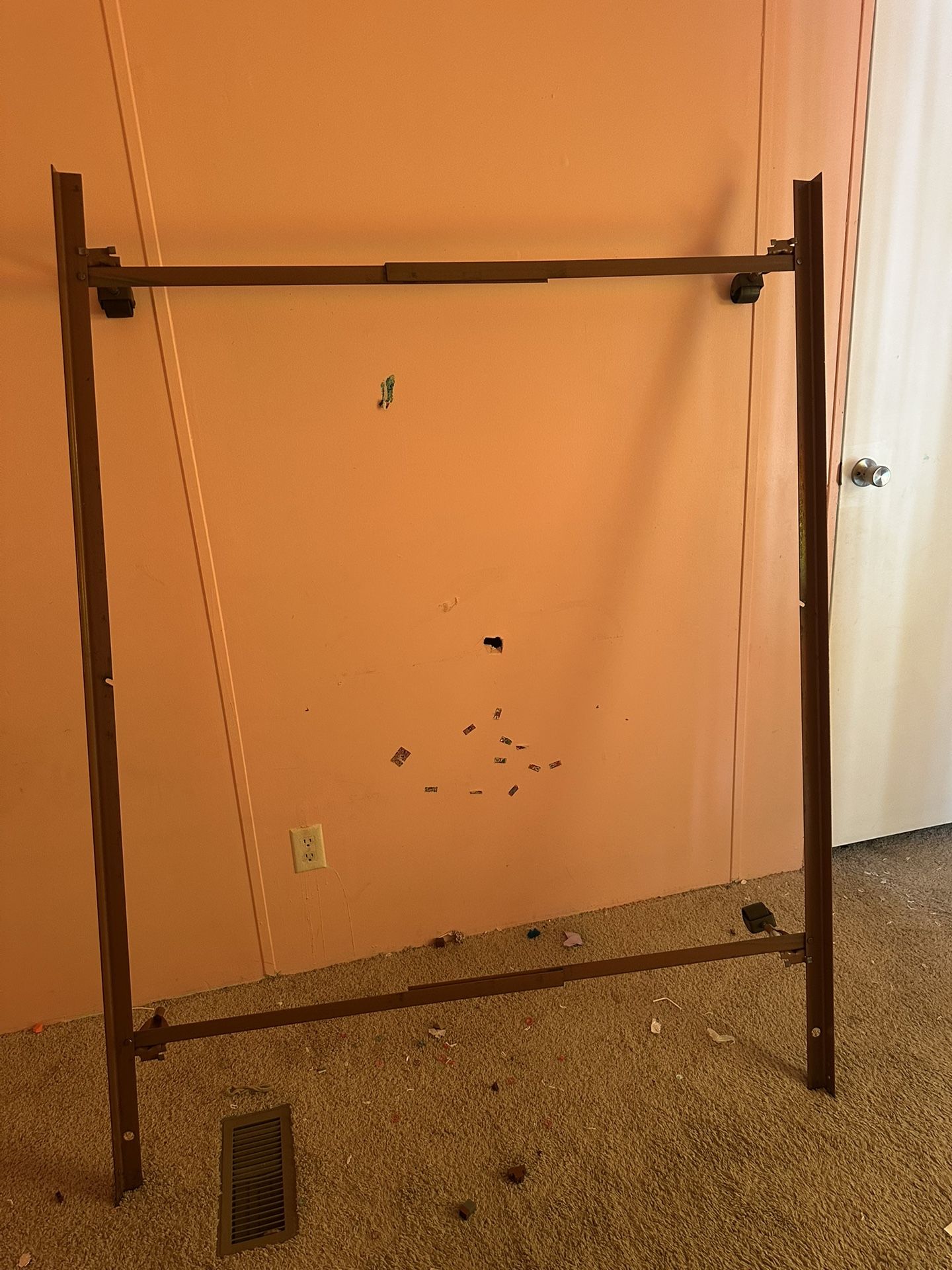 Bed Frame With Bed Including