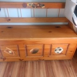 4 Foot Wooden Chest 