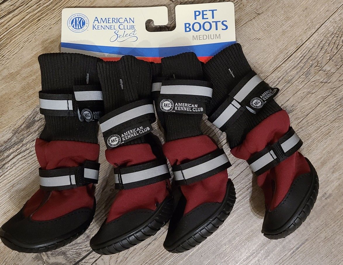 Brand new medium pet boots