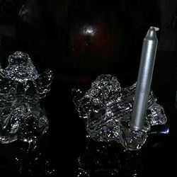 (2) lead crystal angel candle holders! New* Marquis by Waterford! 