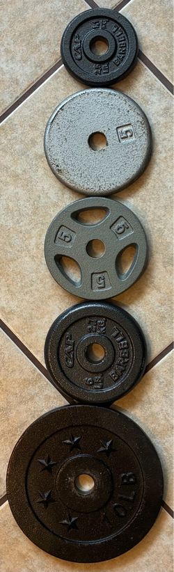 Mixed Weight Plates Set – 5 Plates