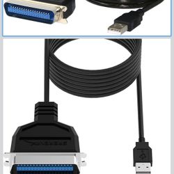 USB to IEEE 1284 Printer Cable