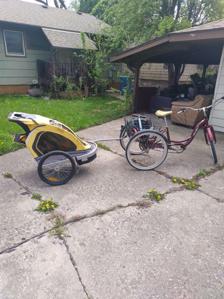 Bike Cart Trailer Rickshaw Was Over $399 New 75% Off