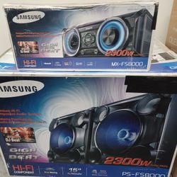 Samsung Bluetooth Shelf System With Double USB Ports For Recording And CD. 2300 Watts.