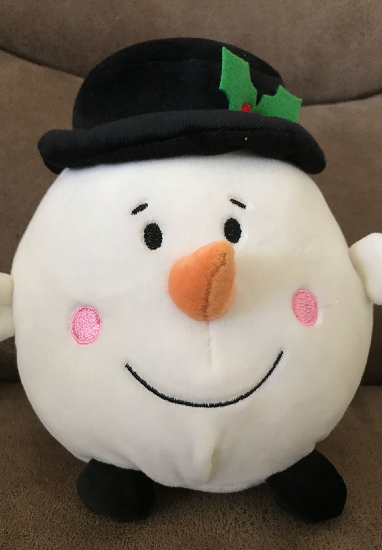 8 inch Christmas squishy snowman stuffed animal