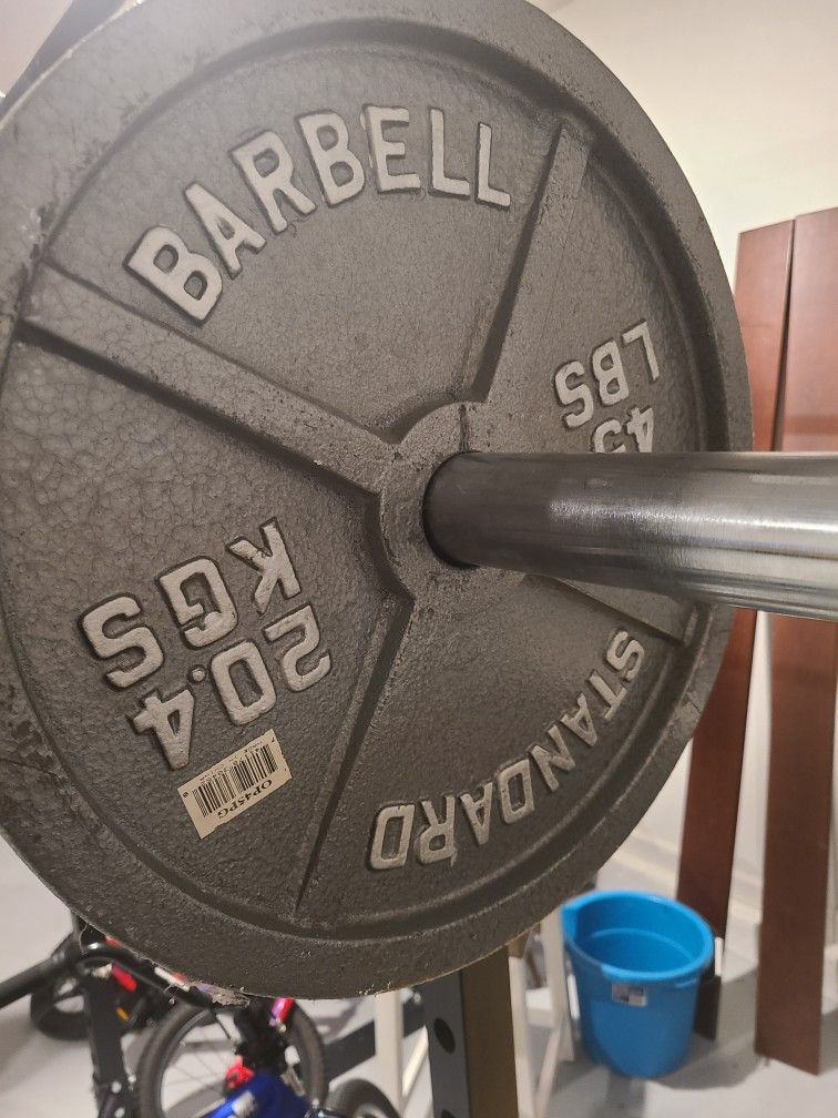 Barely Used 4 45LB PLATES
