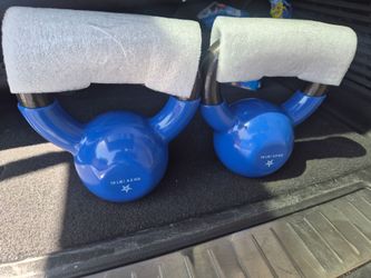 10 lb Kettlebells Pair Blue 4.5 KG