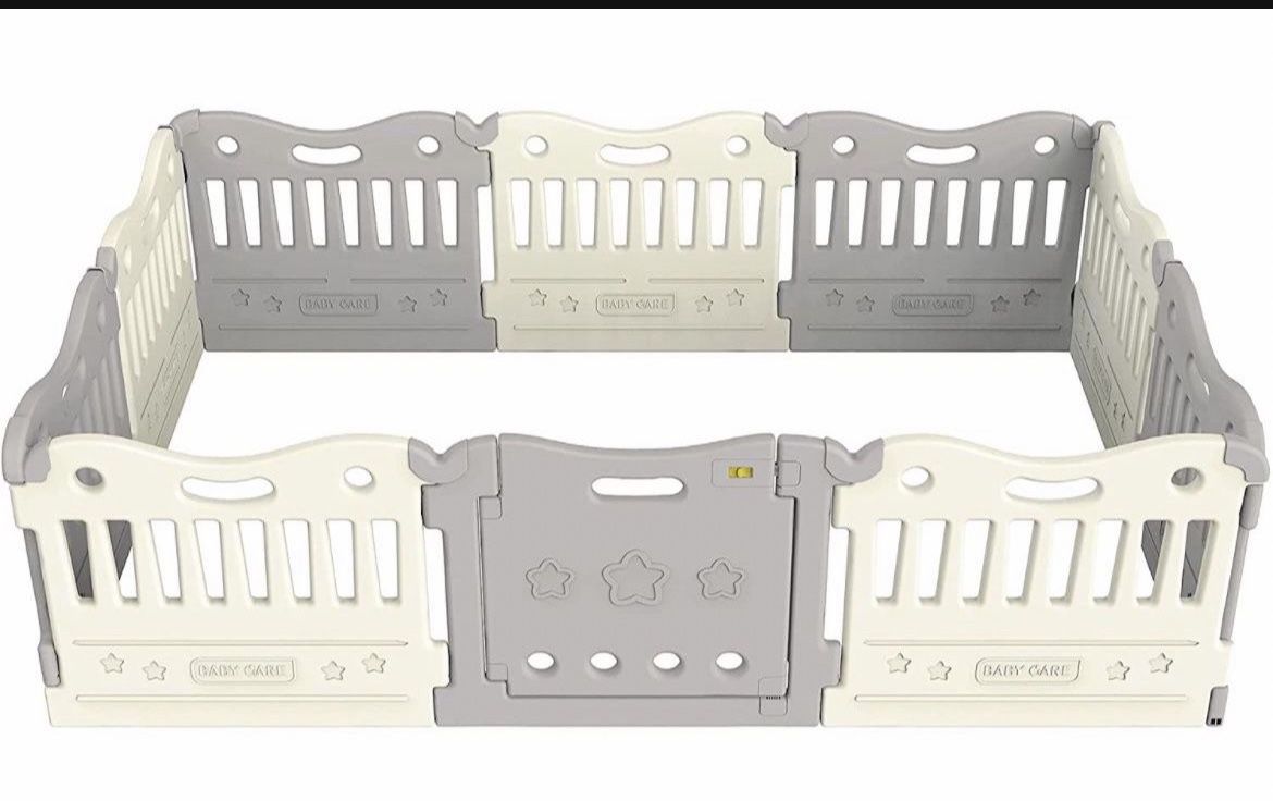 BABY Care Funzone Gate Enclosure Modern Excellent Condition Like New