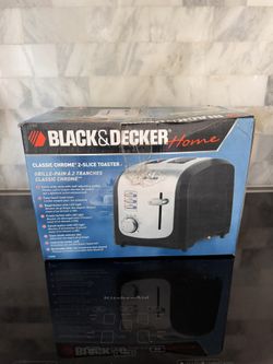 Open Box: Black & Decker Classic Chrome 2 Slice Toaster