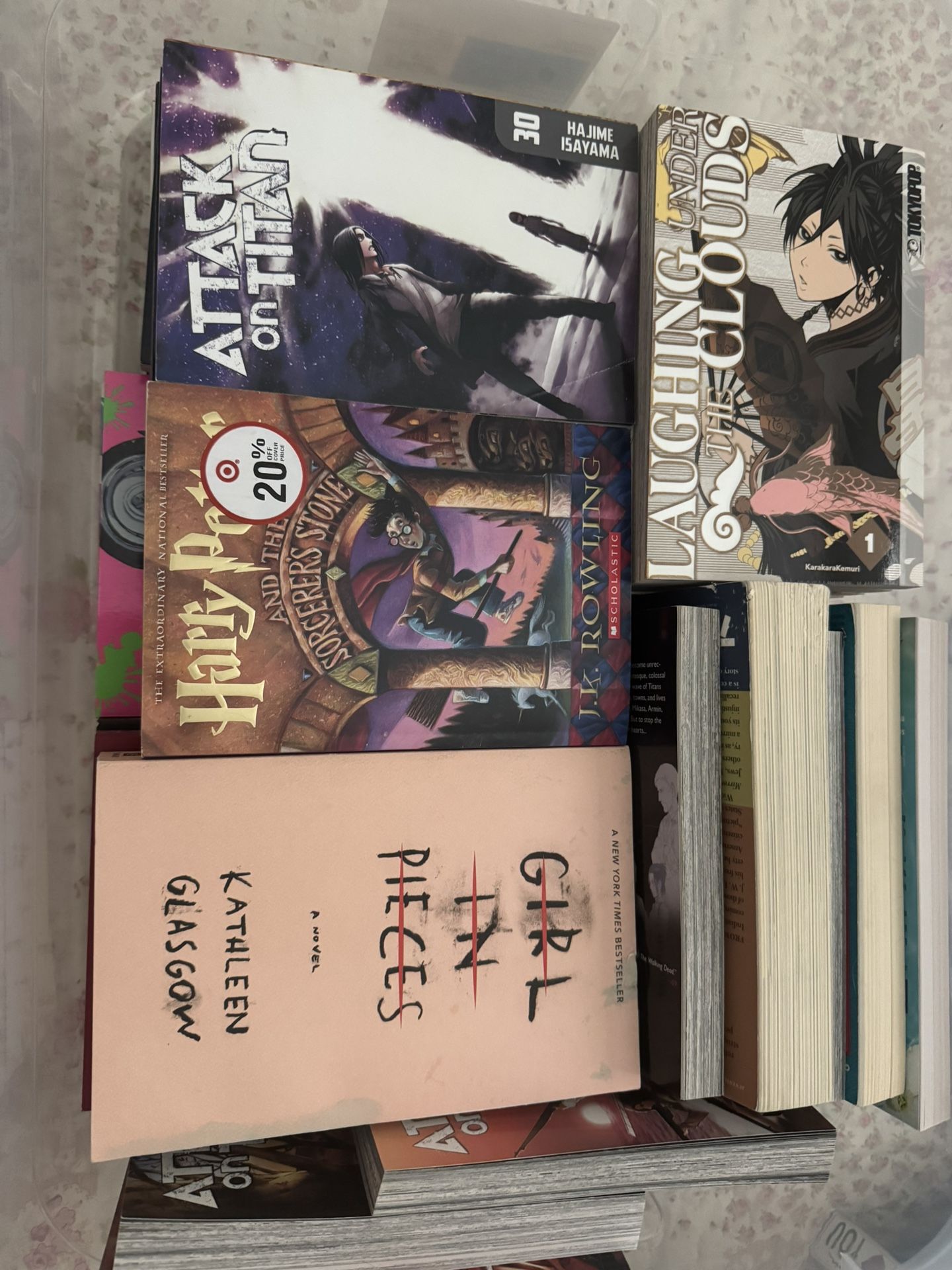Regular Book Bin full of manga and regular books for Sale in Claremont, CA - OfferUp