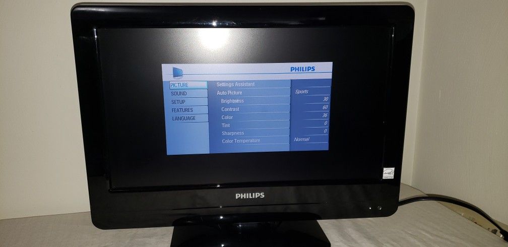 PHILIPS LCD 19" TV MODEL NO.: 19PFL3504D/F7