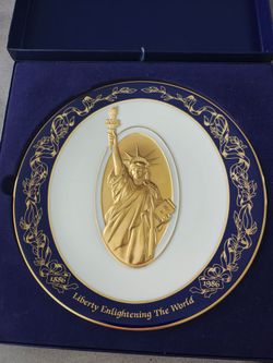 Statue of Liberty Centennial Commemorative Plate 1886–1986
