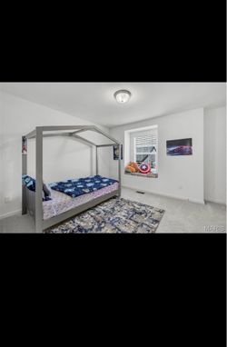 Twin House Bed with mattress