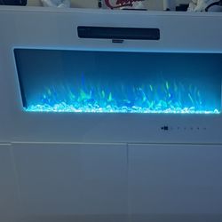 Electric Fireplace Tv Stand 