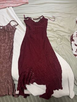 Nectar Clothing Burgundy Dress