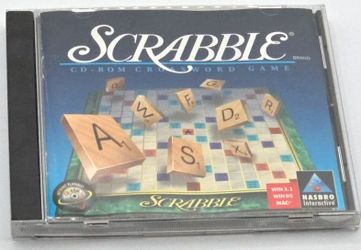 SCRABBLE CD-ROM Crossword PC Game Hasbro Interactive for Windows 95/MAC (1996)