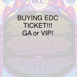 Buying EDC Tickets! 