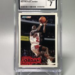 1993-94 Fleer #28 Michael Jordan CGC 7
