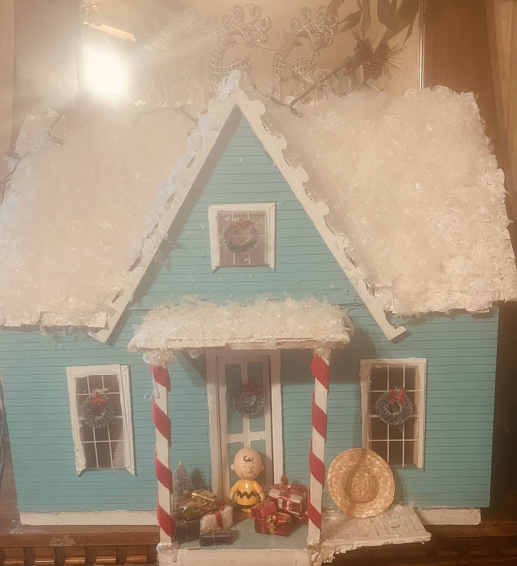 Handmade Christmas Doll House 