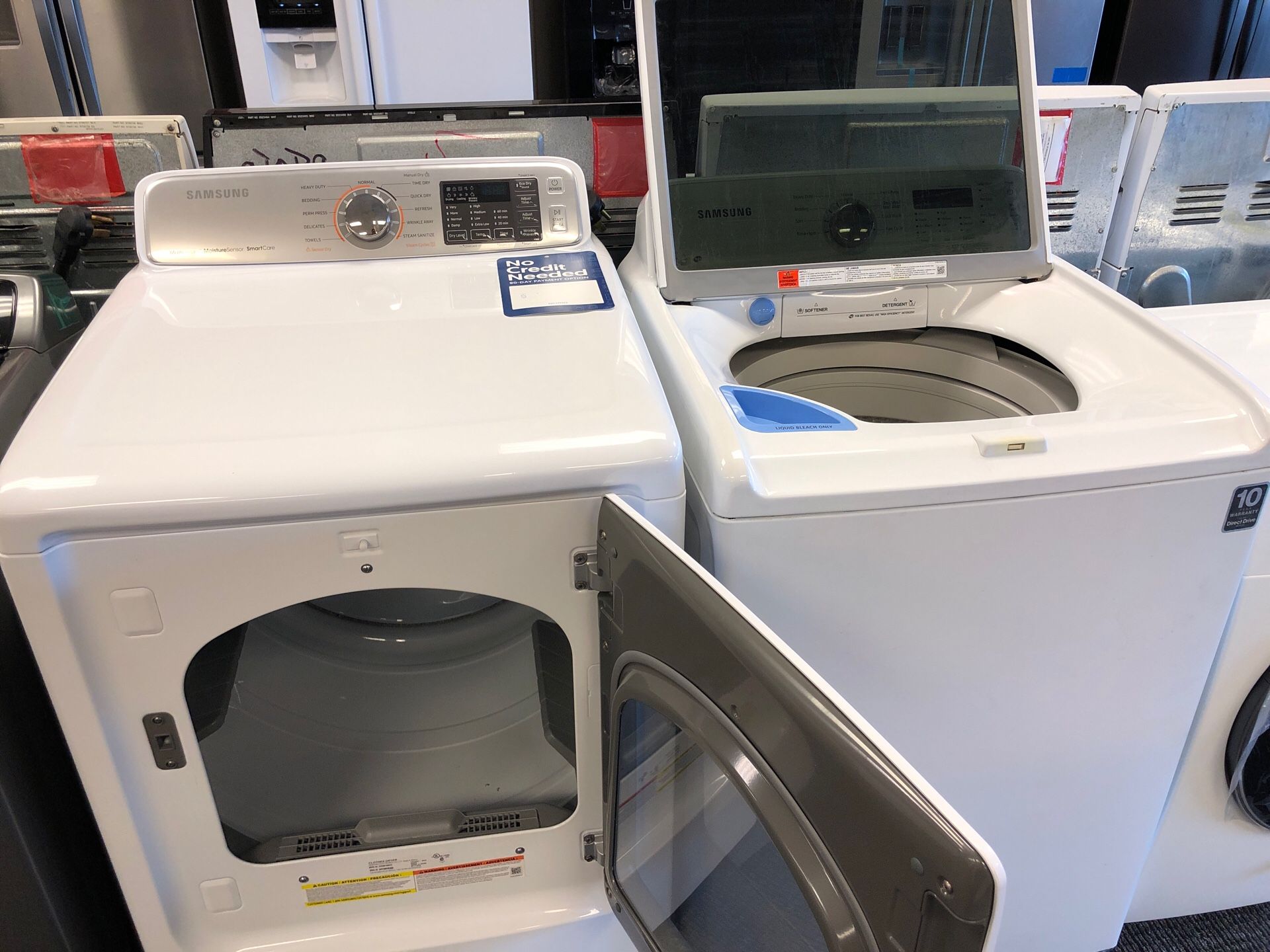 Set Samsung SuperSpeed Steam VRT He Washer and Dryer for Sale in