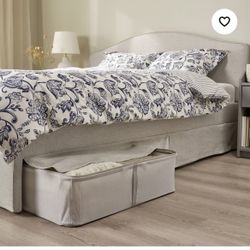 $50 IKEA queen Size Bed with Storage Pick Up