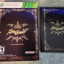 2012 Soul Calibur V Collector's Edition Microsoft Xbox 360 Complete Box Set