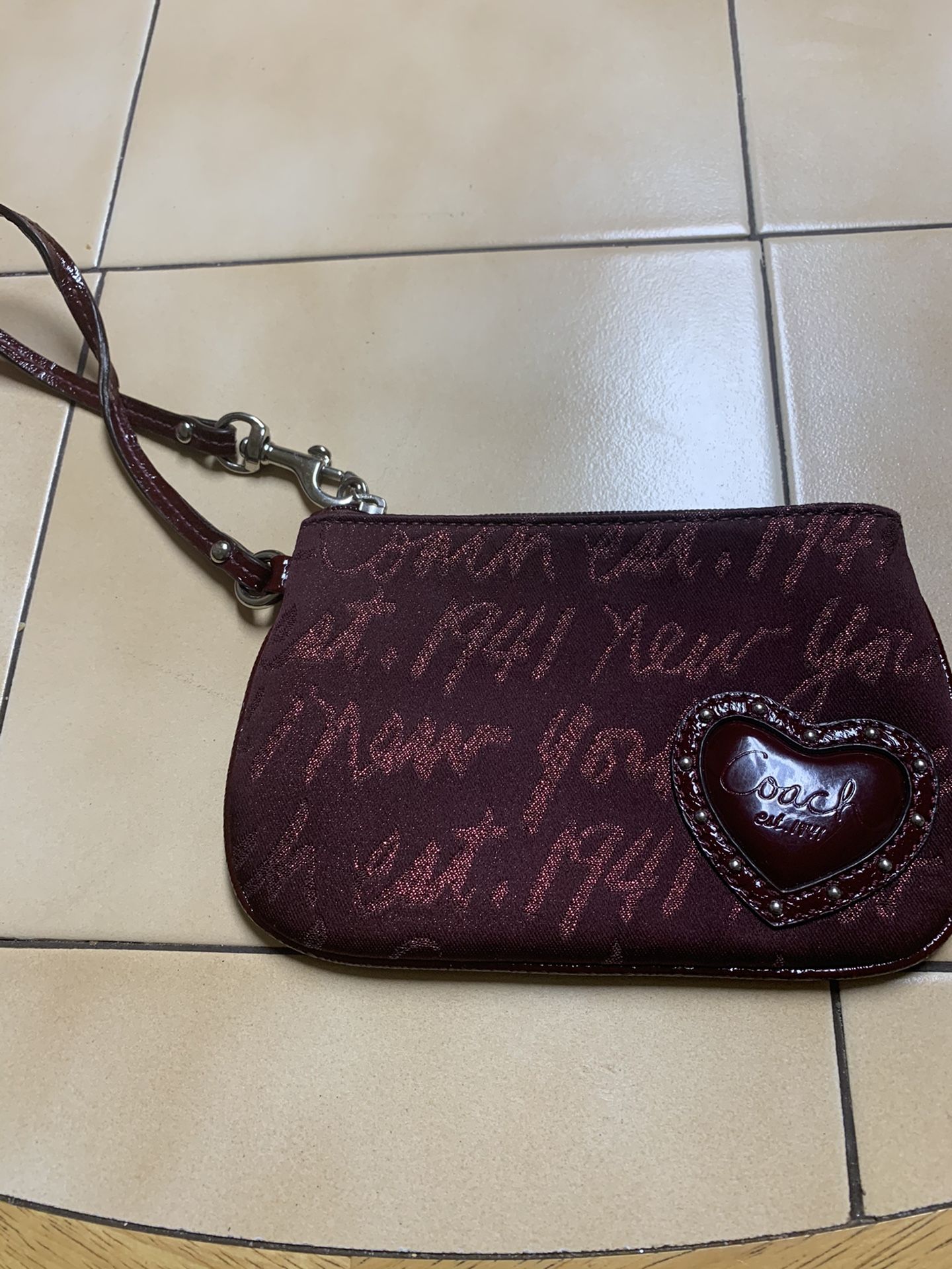 Coach wristlet