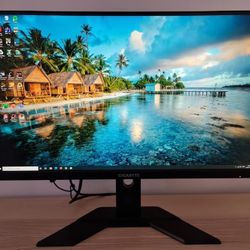 Two Gigabyte M27Q Monitors 