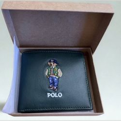 Green Polo Bear Wallet