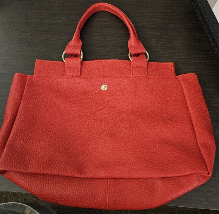 Elegant Faux Leather Handbag