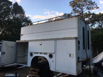 Knapheide utility enclosed truck toolbox