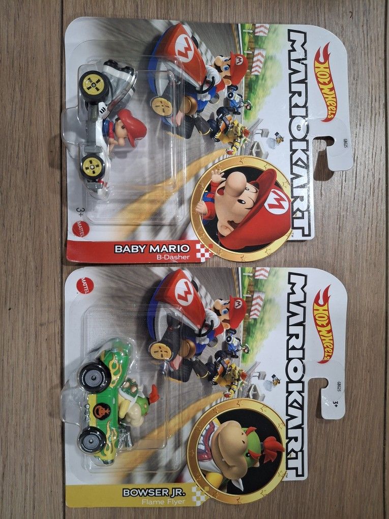 Hotwheels Baby Mario Bowser Jr $22 For 2