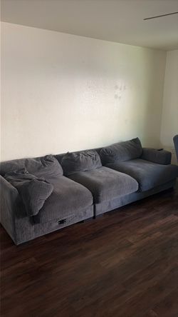 Grey couches