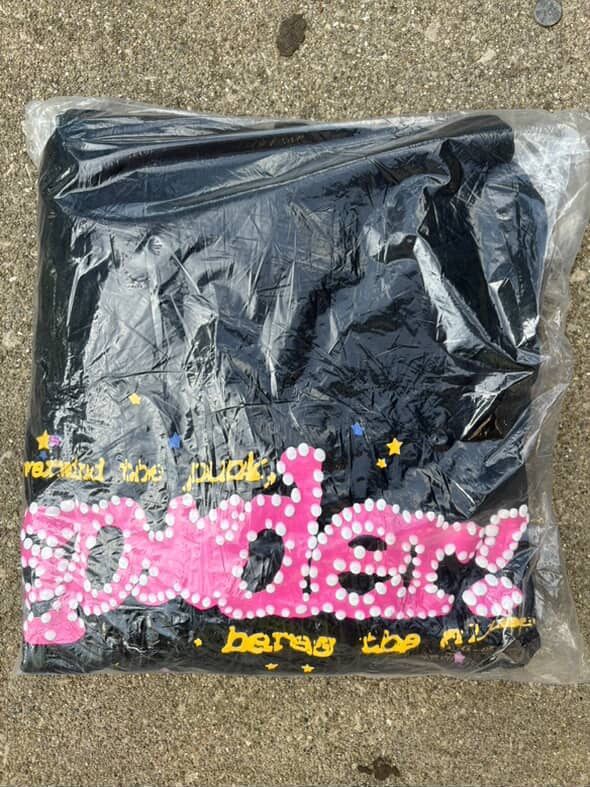 Black and pink spider hoodie