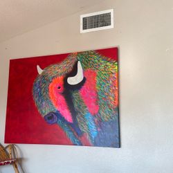 Buffalo painting