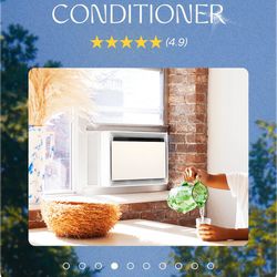 July Standard Small Used One Month, AC Air Conditioner