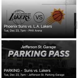 Phoenix Suns Vs LA Lakers