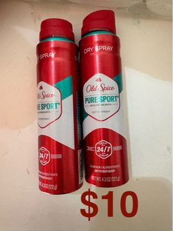 Old Spice Pure Sport Dry Spray Antiperspirant 2-Pack