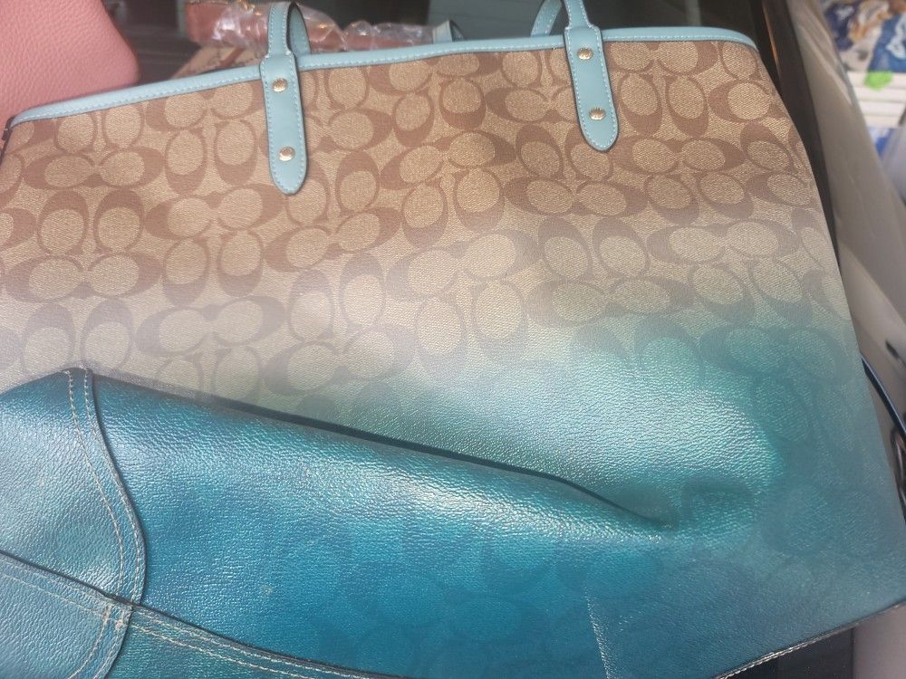 Ombre Coach Purse